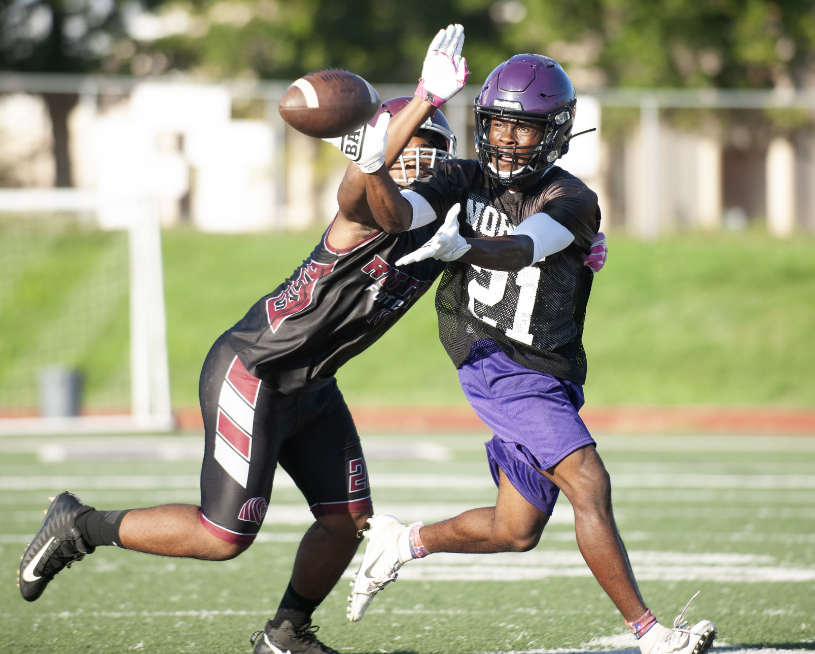 Cardinal Ritter and Parkway North football practice
